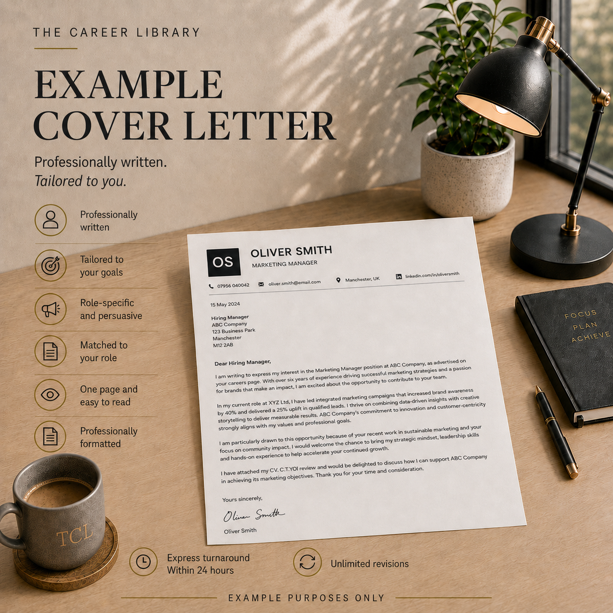 Professional Cover Letter Writing Service - Graduate/Entry Career - Express