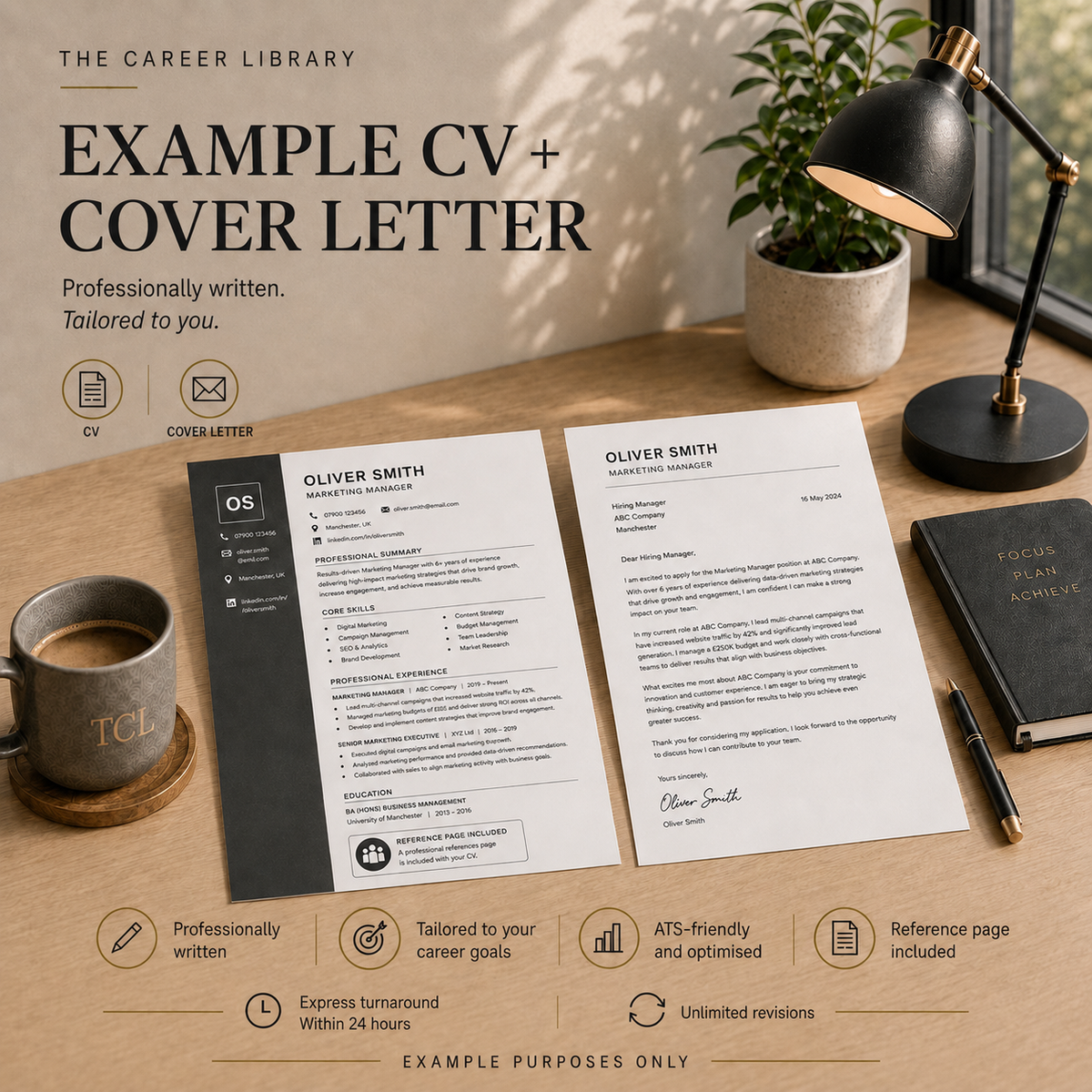 Professional CV And Cover Letter Services Bundle - Experienced Career - Express