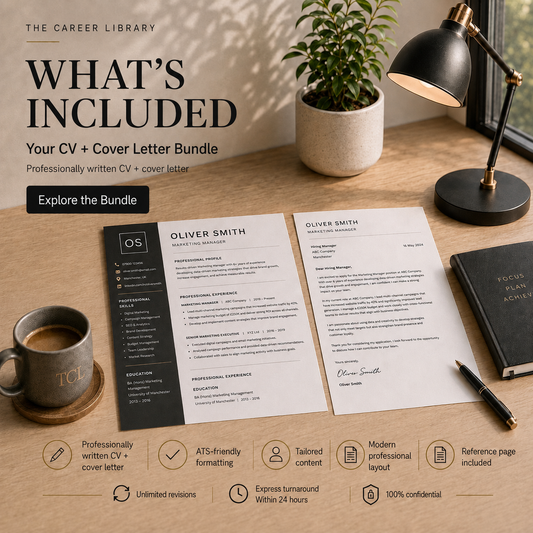 Professional CV and Cover Letter Services Bundle - Graduate/Entry Career - Express