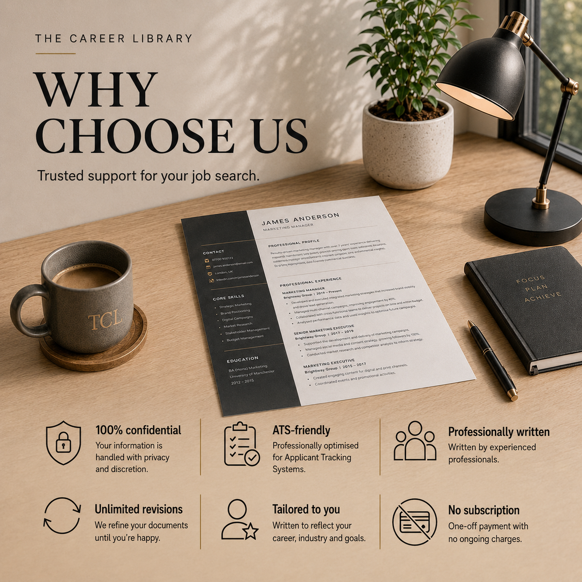 Professional CV And Cover Letter Services Bundle - Specialist/Senior Career