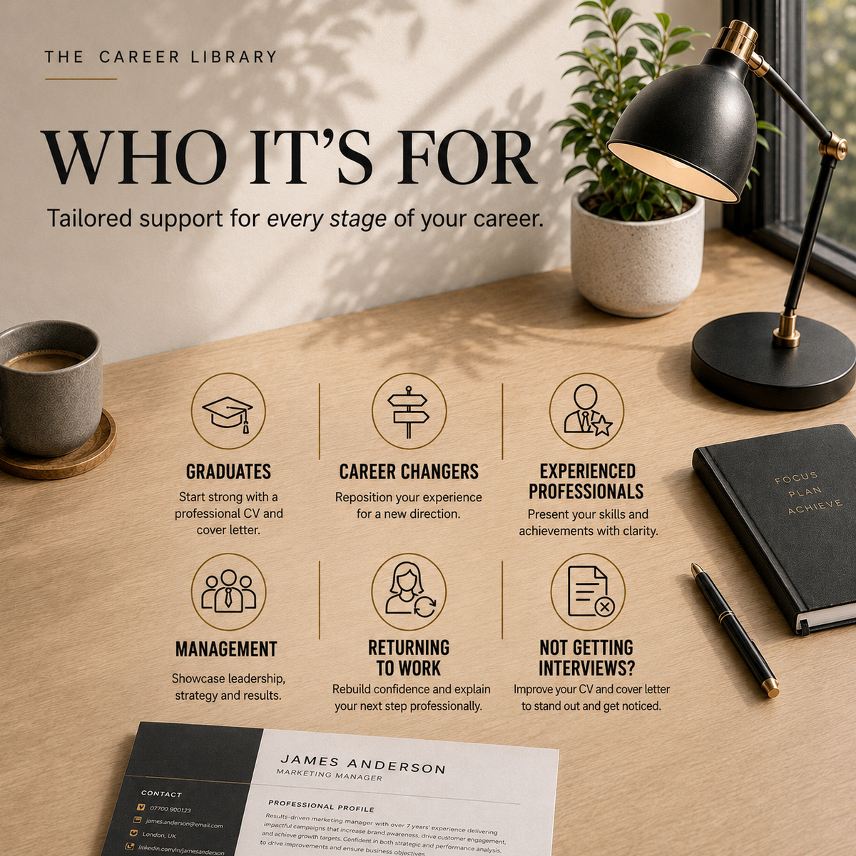 Professional CV And Cover Letter Services Bundle - Specialist/Senior Career
