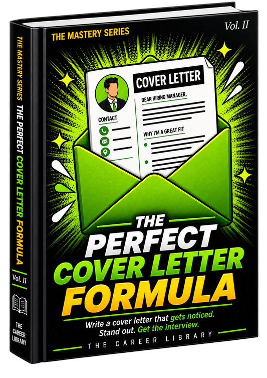 The Perfect Cover Letter Formula
