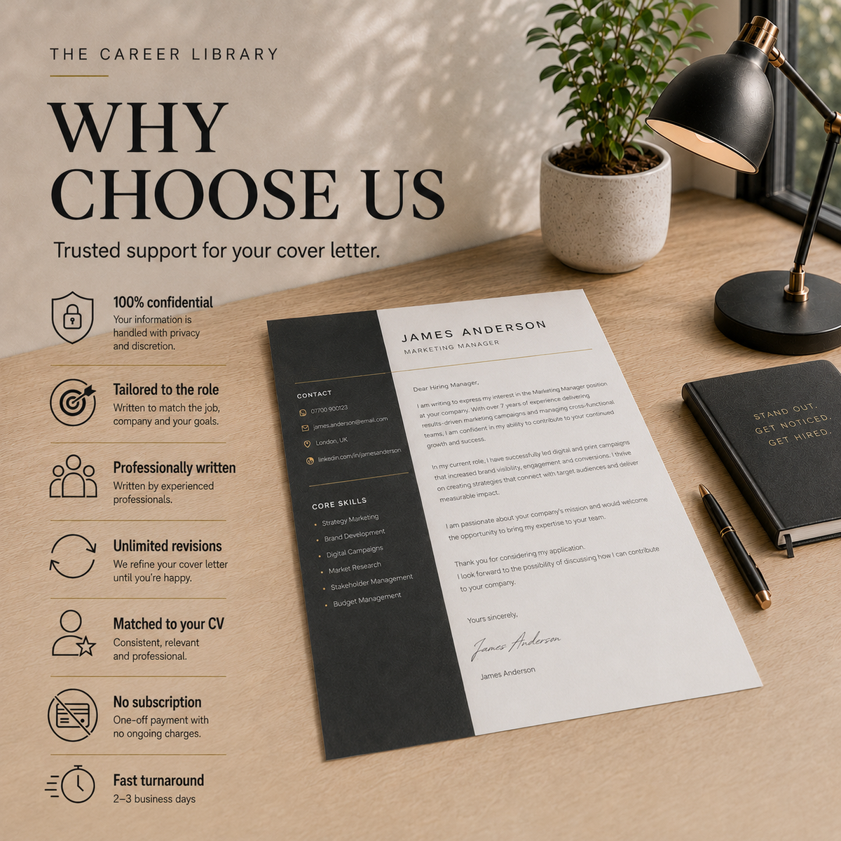 Professional Cover Letter Writing Service - Graduate/Entry Career