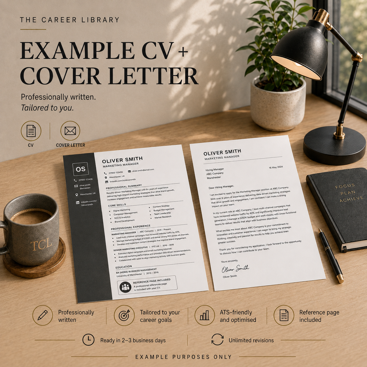 Professional CV And Cover Letter Services Bundle - Specialist/Senior Career